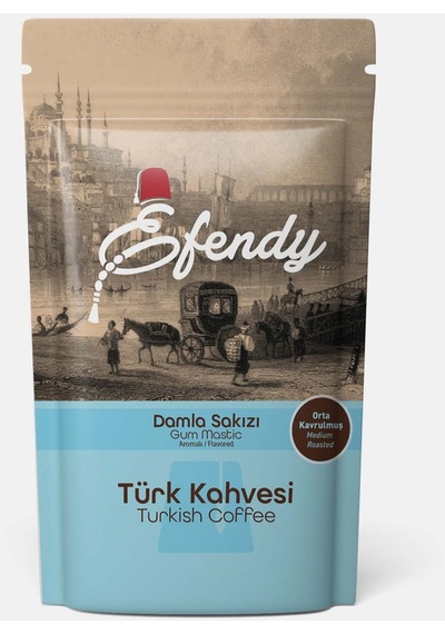 Shazel Efendy Orta Kavrulmuş Damla Sakızlı Türk Kahvesi 100 G