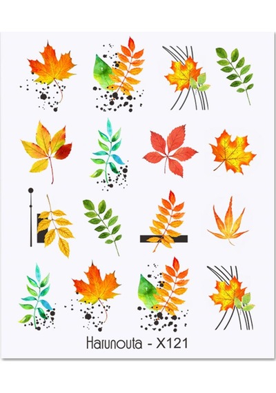 Su Transferli Nail Art Sticker X121 53013-21