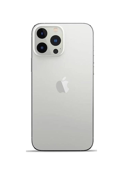 Spigen Apple Uyumlu iPhone 13 Pro Max / Apple Uyumlu iPhone 13 Pro İle Uyumlu Kamera Lens Cam Ekran Koruyucu Glas.tr Optik 2 Adet Silver