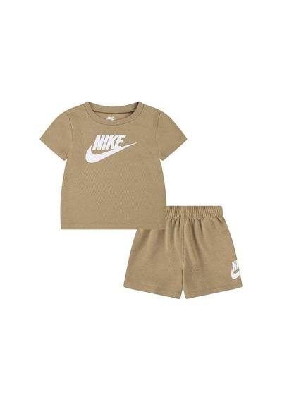 Nike Nıke Club Unısex Çocuk Şort T-shırt Takım 86l596-x3e Bej