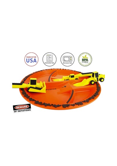 Constructive Eating Wj-660 Çocuklar İçin Şantiye Tabağı, Plastik Genel