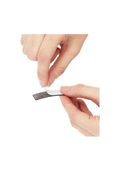 Dünya Magnet 5 Metre Yapışkanlı Şerit Mıknatıs Magnet Kes Kullan, Genişlik 12 Mm - Kalınlık 1,2