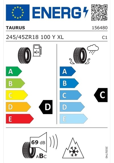 Taurus 245/45R18 100Y XL All Season Dört Mevsim Lastiği 2024