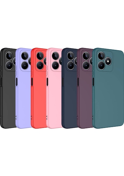 Realme Uyumlu C53 Kılıf Zore İçi Kadife Mat Lansman Kapak