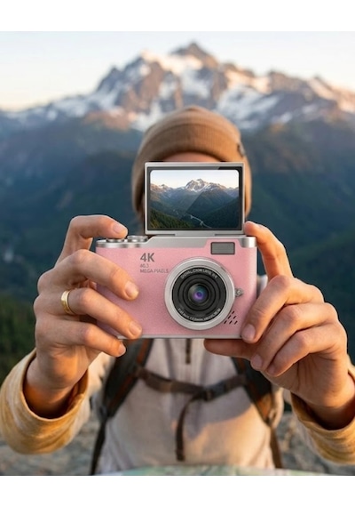 Mey İthalat Lk007 Fotoğraf Makinesi Pembe