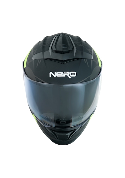 Gp Nero Mks004-Mba1y Güneş Vizörlü Şeffaf Çene Açılır Motosiklet Kaskı Siyah Sarı