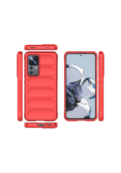 Xiaomi Mi 12t Pro Uyumlu Kılıf Optimum Silikon - Kırmızı