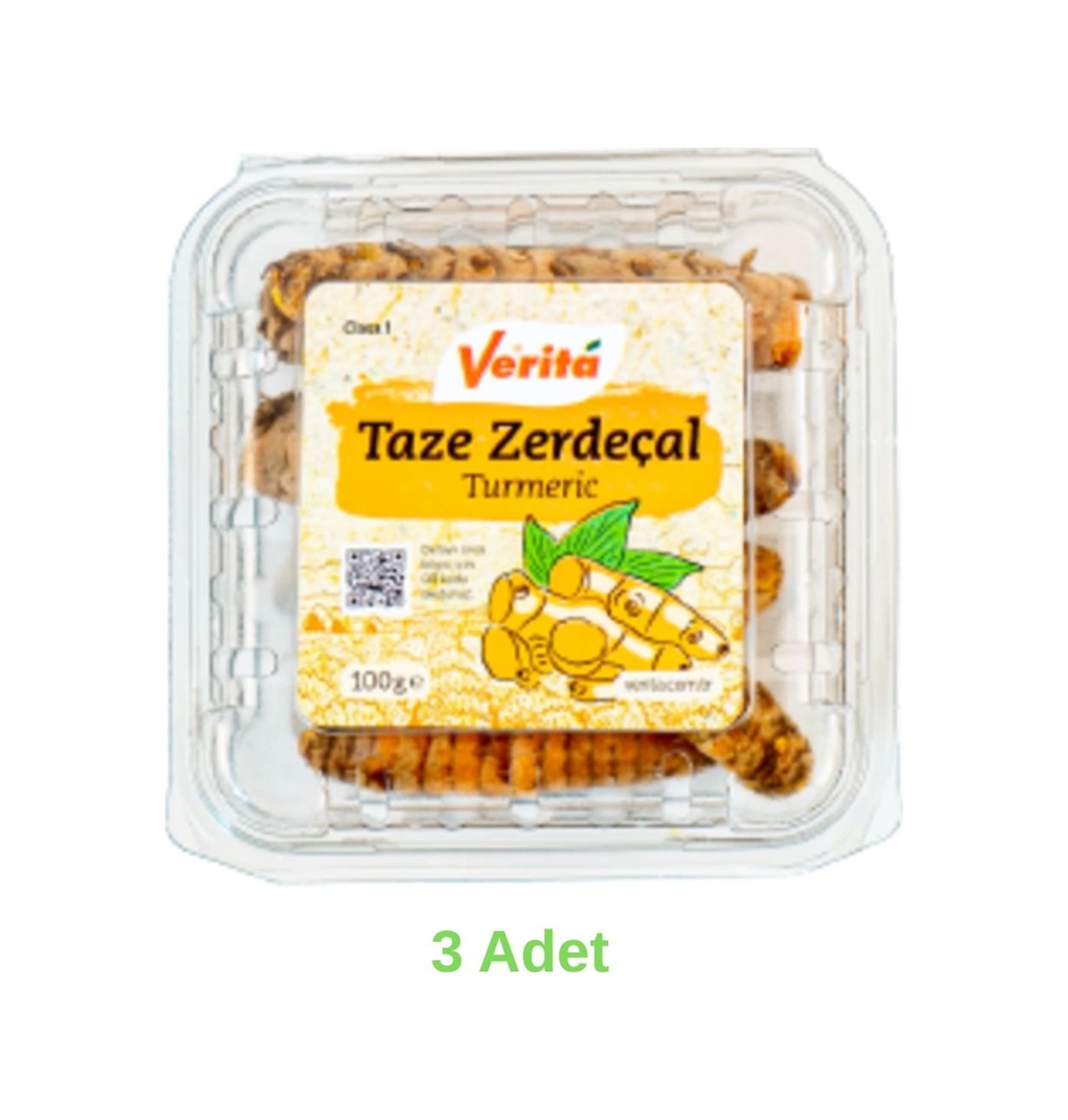 Verita Taze Zerdeçal 100 Gr 3 Adet