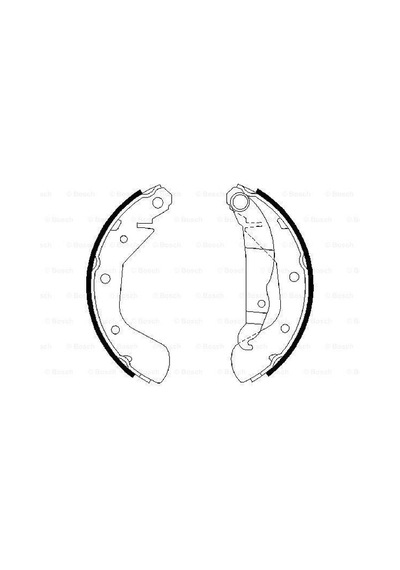 BOSCH 986487613 KAMPANA BALATA ASTRA F 91- CORSA B 93- CORSA C 00