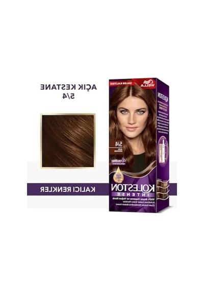 5/4 Açık Kestane Saç Boyası, %100 Beyaz Kapama İle Salon Kalitesi 0.20 L