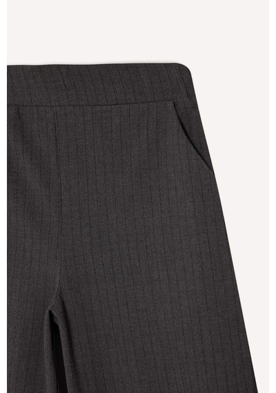 Defacto Kız Çocuk Wide Leg Pantolon G6350a826spgr211 Gri-gr211
