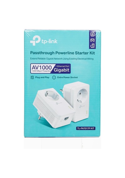 Tp-link Tl-pa7017p Kit, Av1000 Gigabit Passthrough Powerline Başl
