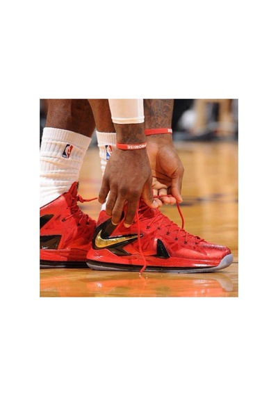 Lebron James Kırmızı I Promise Bileklik Kırmızı Kırmızı