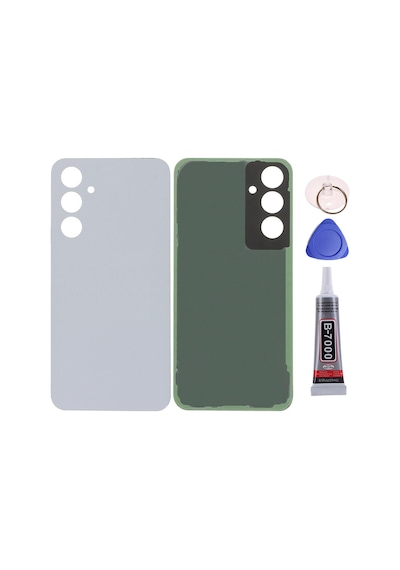 Samsung A54 Beyaz Uyumlu Arka Kapak Batarya Kapağı Pil Kapağı Yapışkan Ve Sökme Aparatıyla Beraber Full Set Beyaz