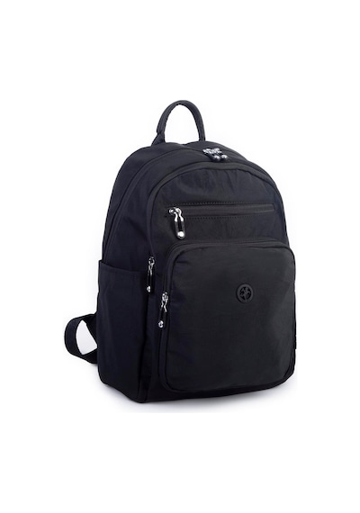 Nas Bag Kadın Çok Gözlü Hafif Su Geçirmez Unisex Water Proof Çanta Siyah