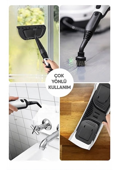 Sinbo SSC-6431 1500 W Buharlı Temizleyici + 13 Parça Aksesuar
