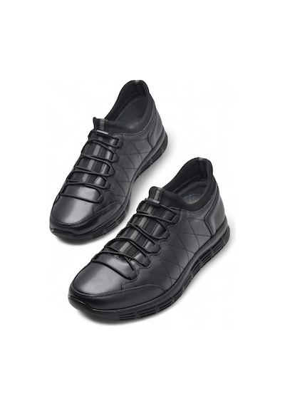 Papatay 3216 Ortopedik Taban Günlük Hakiki Deri Erkek Ayakkabı Kauçuk Taban Casual Ayakkabı Siyah Papatay 3216 Ortopedik Taban Günlük Hakiki Deri Erkek Ayakkabı Kauçuk Taban Casual Ayakkabı Siyah