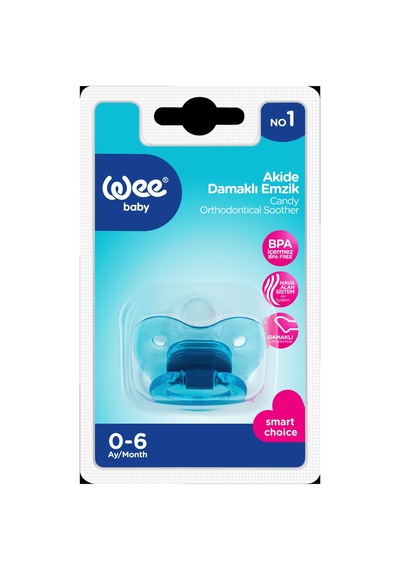 4 Adet Wee Baby Akide Damaklı Emzik No:1