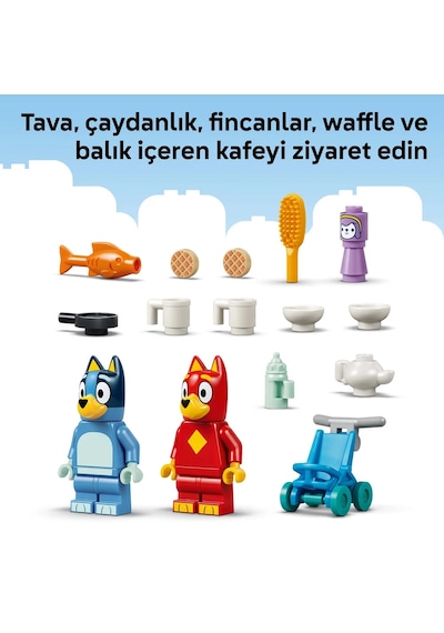 LEGO® Bluey Rusty ve Bluey ile Okul 11221 - 4 Yaş ve Üzeri Çocuklar için Aksesuarlar İçeren Oyuncak Yapım Seti (106 Parça)