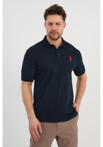 Alexander Gardi Alexandergardı Polo Yaka Düğme Detaylı T-shirt Lacivert