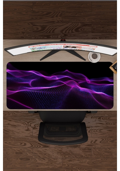 Noktalar Kaymaz Dikişli Kauçuk Oyuncu Mousepad V3 - 90x40 Xxl Gaming Mouse Pad Fare Altlığı