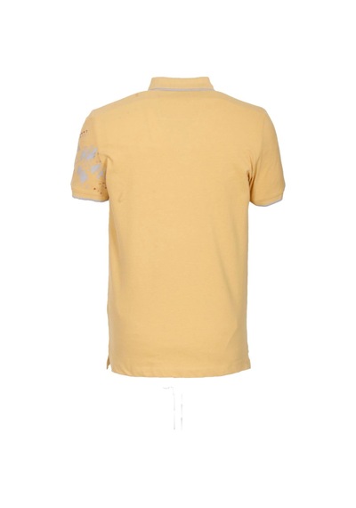 Erkek Polo Yaka Tişört Sarı Slim Fit Ribanalı Desenli T-shirt Ncs Jeans 1214-sarı Sarı Erkek Polo Yaka Tişört Sarı Slim Fit Ribanalı Desenli T-shirt Ncs Jeans 1214-sarı Sarı