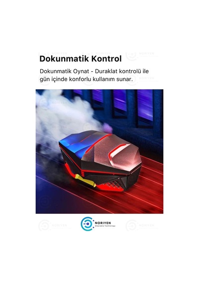 K98 Pro Oyuncu Hd Ses Mikrofonlu Işıklı Metal Kasa Apple İOS Android Uyumlu Bluetooth Kablosuz Kulaklık Renkli