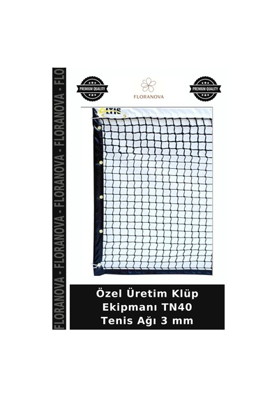 Özel Üretim Klüp Ekipmanı Tn40 Tenis Ağı 3 Mm