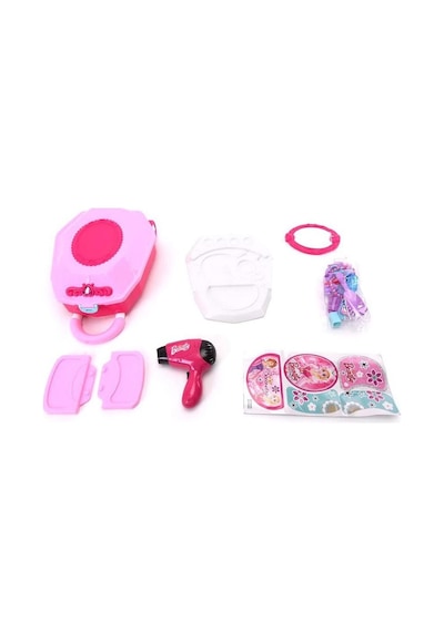 Çekçekli Çantalı Güzellik Seti Pembe