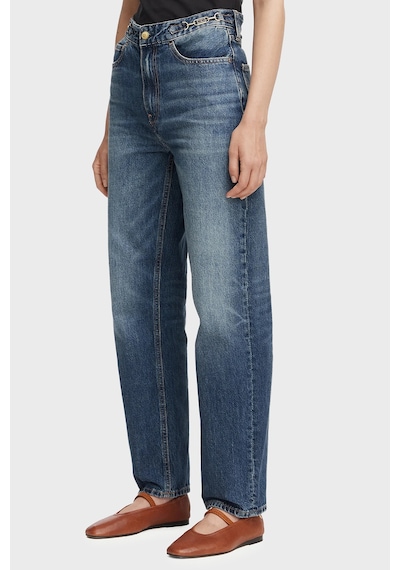Tommy Hilfiger %100 Pamuk Yüksek Bel Daralan Paça Jeans Kadın Kot Pantolon Ww0ww49960 1a9 Mavi Tommy Hilfiger %100 Pamuk Yüksek Bel Daralan Paça Jeans Kadın Kot Pantolon Ww0ww49960 1a9 Mavi