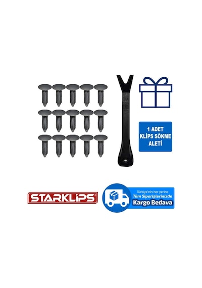 Klips Gm 10121502 Chrysler 6033082 Ford 390018S Bmw 52201964201 2 415983206