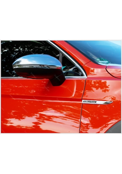 Vw Passat B8 Paslanmaz Krom Ayna Kapağı 2 Prç 2014-2019 Arası