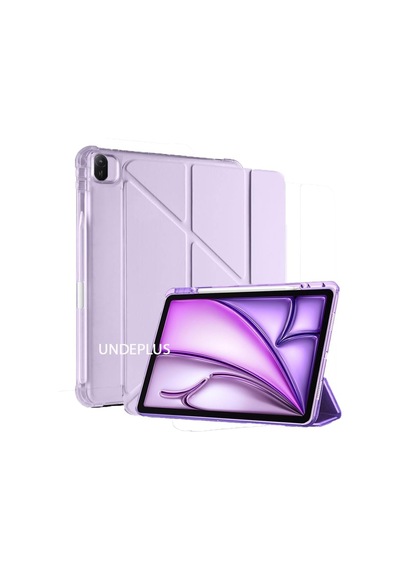 Huawei Matepad 12 X 12inç 2024 2025 Lrt-w09 Bky-w09 İle Uyumlu Kılıf Kalem Bölmeli Trifolding Case Lila Sku: Zeusb0fmnyqbr3 Arka Kapak