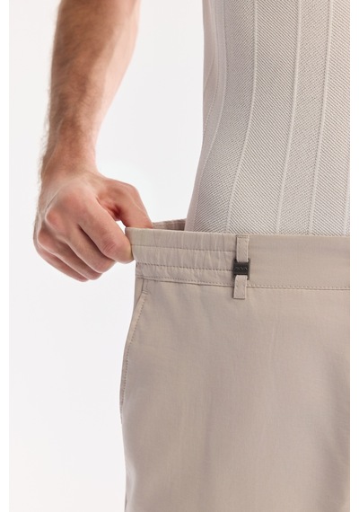 Avva Erkek Bej Yanı Lastikli Soft Touch Relaxed Fit Chino Pantolon A61y3217