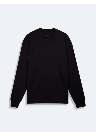 Ltb Baheze Erkek Uzun Kol İnce Sweatshirt Siyah