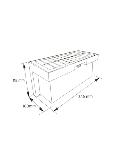 Cata Ct-7083 Barbaros Solar Aplik 40w Günışığı Gün Işığı