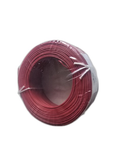 Tek Damarlı Kalaylı Tam Bakır Zil Teli Montaj Teli 0.50 Mm 100 Metre Kırmızı Zil Kablosu
