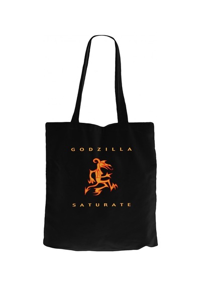 Gojira Saturate Siyah Kanvas Bez Çanta Siyah