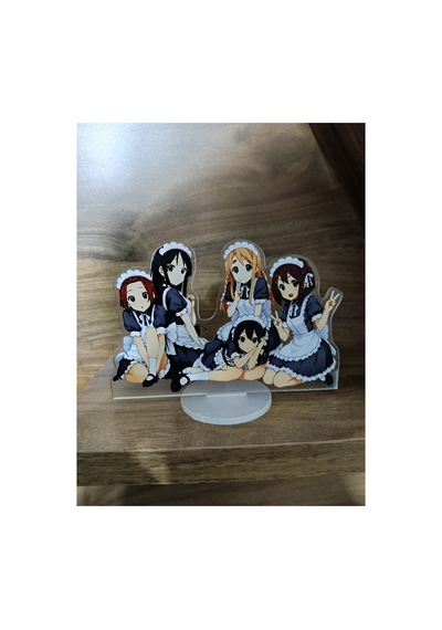 Owl Bag K-on Anime Desenli Tasarım Acrlyic Pleksi Figür 10 Cm