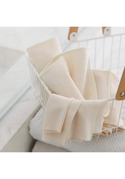 Shower Cleaning Pack Duş Temizleme Seti, Mikrofiber, Fildişi, Eco Ambalaj Belirtilmemiş