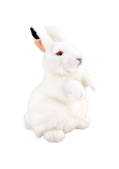 Mey İthalat Beyaz Tavşan Peluş 28 Cm
