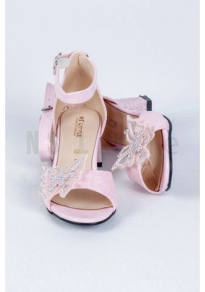Nese Shoes Kelebekli Kız Çocuk Topuklu Ayakkabı, Simli, Şık, Yeni Sezon, Abiye Ayakkabı Pembe Nese Shoes Kelebekli Kız Çocuk Topuklu Ayakkabı, Simli, Şık, Yeni Sezon, Abiye Ayakkabı Pembe