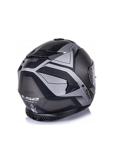 Ls2 Storm 2 Faster Mat Tıtanıum Kapalı Motosiklet Kaskı Gri