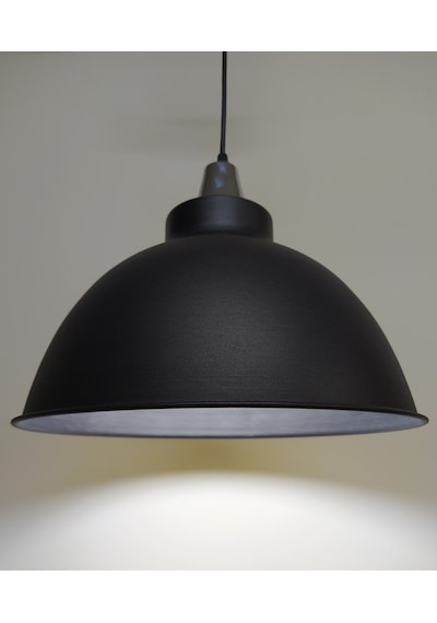 Mylights Retro Siyah Içi Siyah Sarkıt Avize Krom Askılı (427523098)