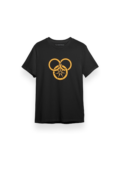 The Wheel Of Time Logo Siyah Kısa Kol Erkek Tshirt 001