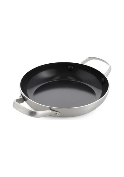 Greenpan Geneva 20 Cm Paslanmaz Çelik Sahan Pfas-free Thermolon Seramik Yüzey Diğer
