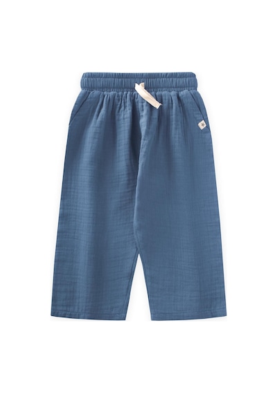 Cigit Müslin Pantolon 1-10 Yaş İndigo Mavi Indigo