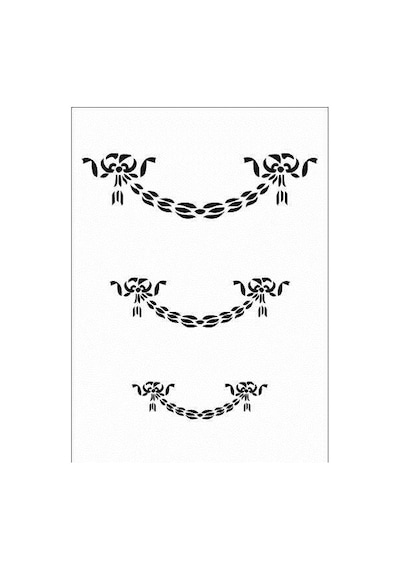 Çeltik Desen Stencil Şablon 25X35 Çe-007
