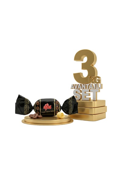 Afia Tereyağlı Ve Kahveli Şeker 3x1 Kg