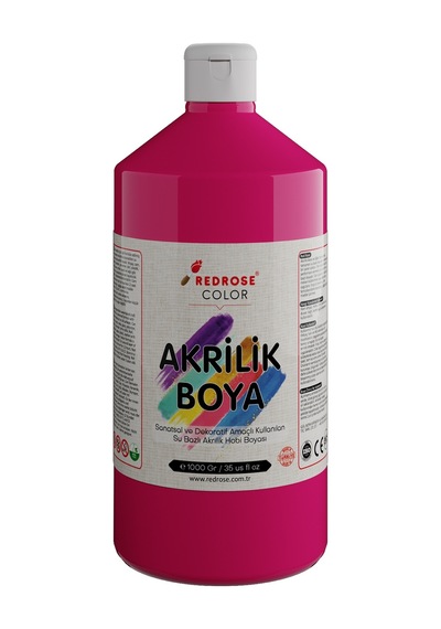 Red Rose Fuşya Akrilik Boya 1 KG